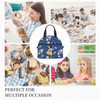Fnqkmlep cute Astronauts Insulated Lunch Bag,Waterproof Thermal Meal Tote,Adjustable Shoulder