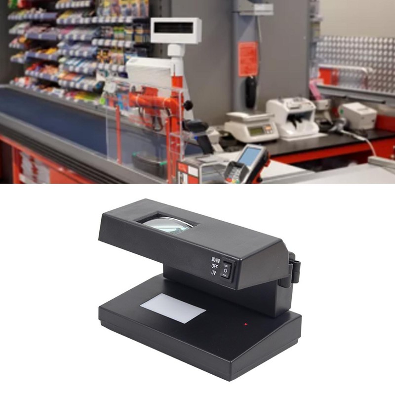 Counterfeit Bill Detector UV Bill Money Detector Checker Tester with