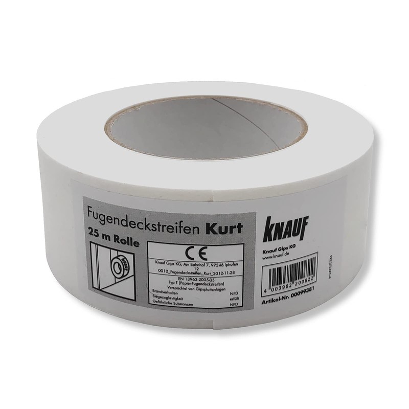 DEWEPRO Drywall smoothing trowel concave including Knauf Kurt joint cover