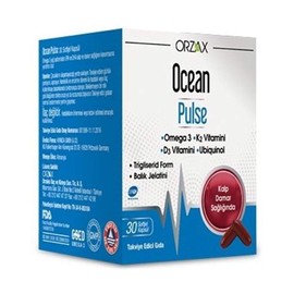 Ocean Pulse Omega 3- Vit K2 - Vit D3 -Ubiquinol 30 Kapsül
