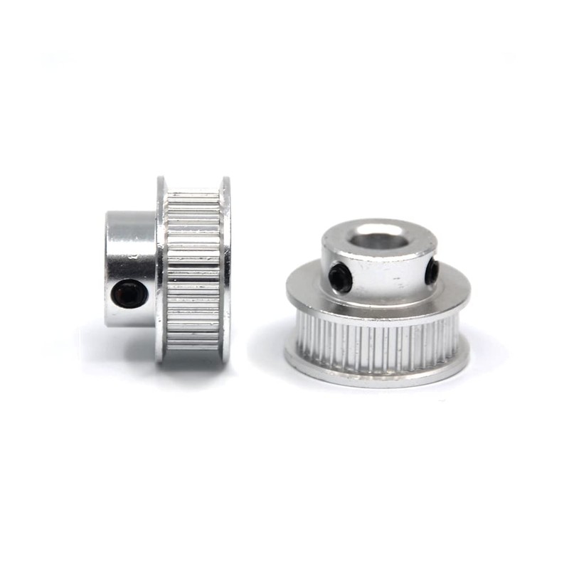 ReliaBot 2PCs Aluminum 2GT Timing Pulley 36 Teeth Bore 8mm