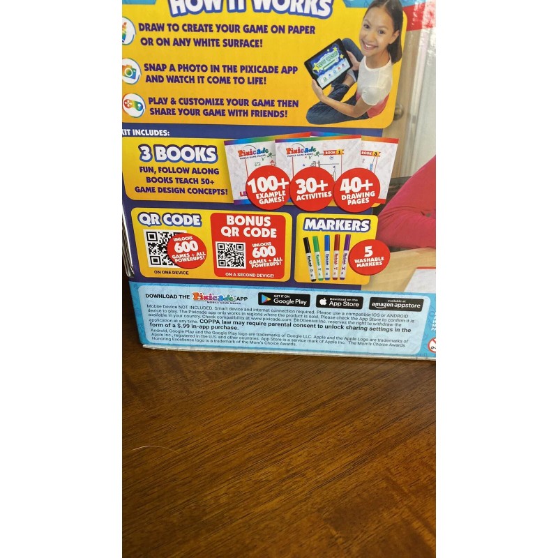 As Seen on TV Pixicade Mobile Game Maker Create 1200