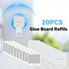 20 PCS Flying Insect Refills for Indoor Fly Light Trap,