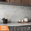 VAOVI Matte Marble Subway Tile Peel and Stick Backsplash for