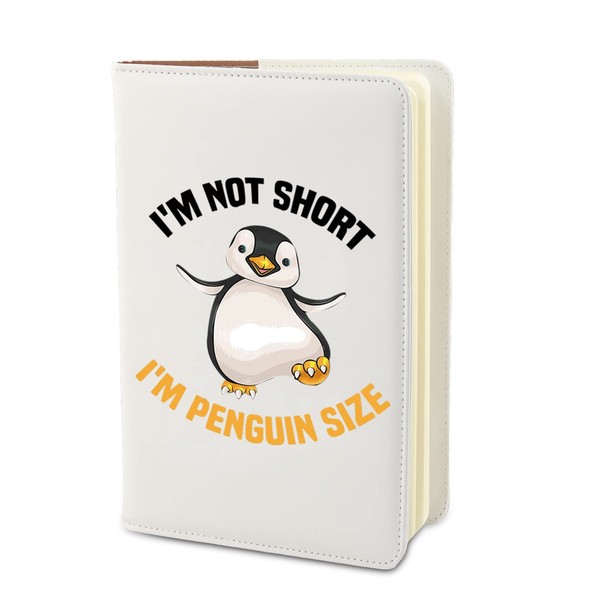 PLITI Penguin Journal Notebook Penguin Lover Gift I'm Not Short