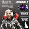 SADES Snowwolf SA-722S Gaming Headset White, 18.5 cm x 9