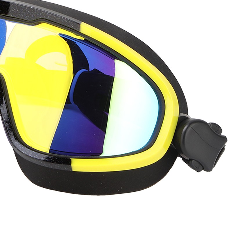 Outdoors Silica Gel HD Anti Fog Waterproof Wide View Swimming