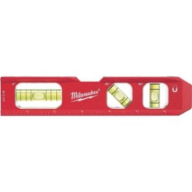 Milwaukee Accessory (3)-Milwaukee High-Quality 7" L. Aluminum Magnetic Compact Billet Torpedo Level
