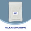 Innfeeltech 1500pcs High Quality SMD Resistor Kit 0805 1/8W 60