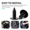 Ferianl 8PCS Bumper Plugs Front License Plate Holes Cover Clips,