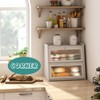 viewcare White Bread Box for Kitchen Counter, Large Bread Box