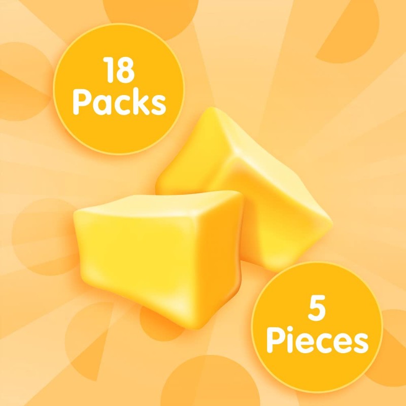 Juicy Fruit Gum Original Bubble Chewing Gum, 5 Count (Pack