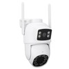 Dual Lens Security Camera 360° Pan Tilt Wireless Surveillance Camera