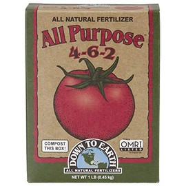 Down to Earth Organic All Purpose Fertilizer Mix 4-6-2, 1 lb