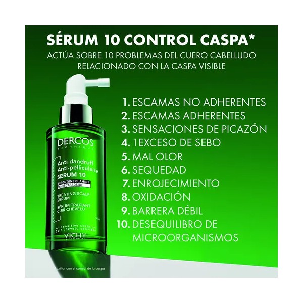 Vichy Dercos Sérum 10 Leave-on Control Caspa