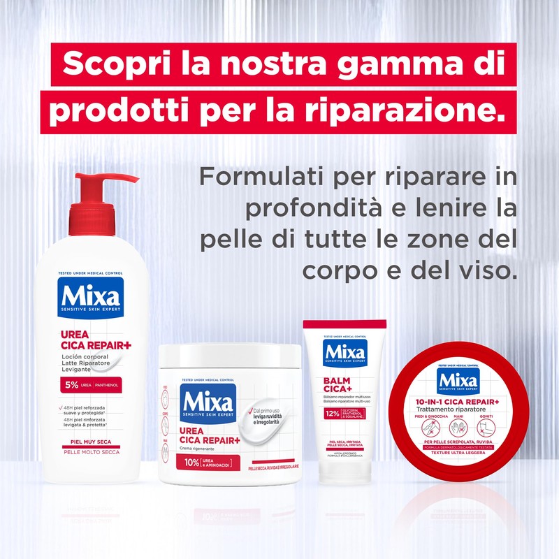 Mixa Bipacco Balsamo Riparatore Multi-Uso, Pelle Secca e Arrossata, Barriera