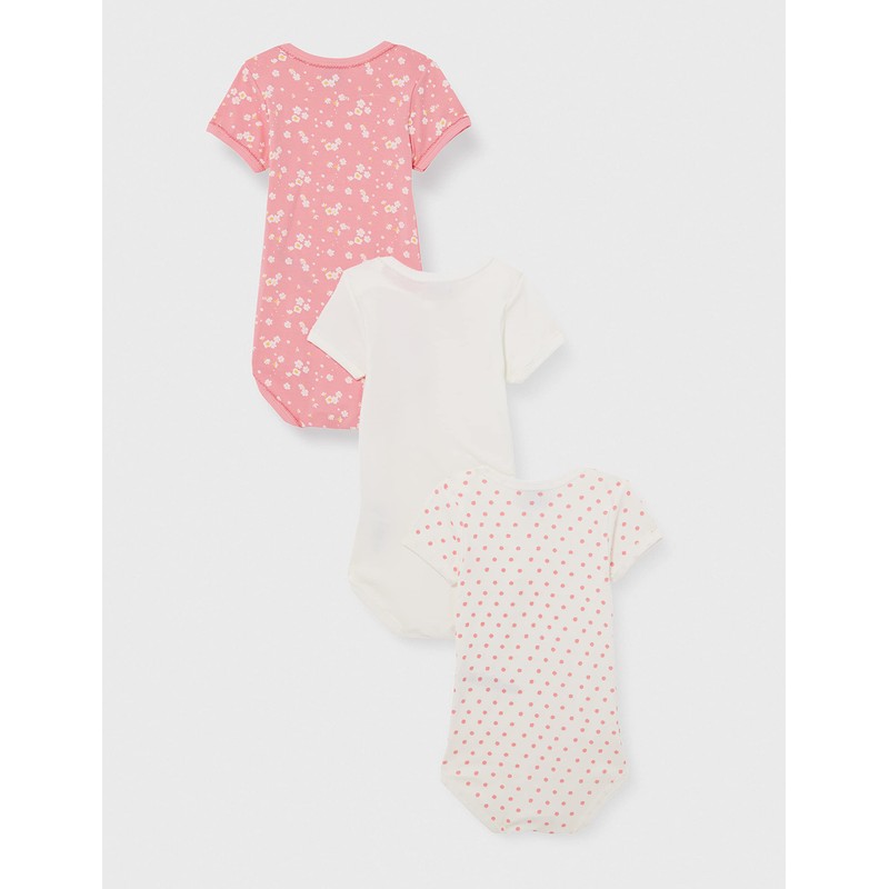 Petit Bateau Baby Boys Bodysuits Pack of 3, multicoloured