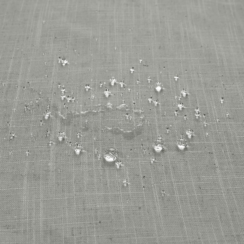 KOUFALL 96 Inch Grey Shower Curtain,Natural Linen Fabric Extra Long