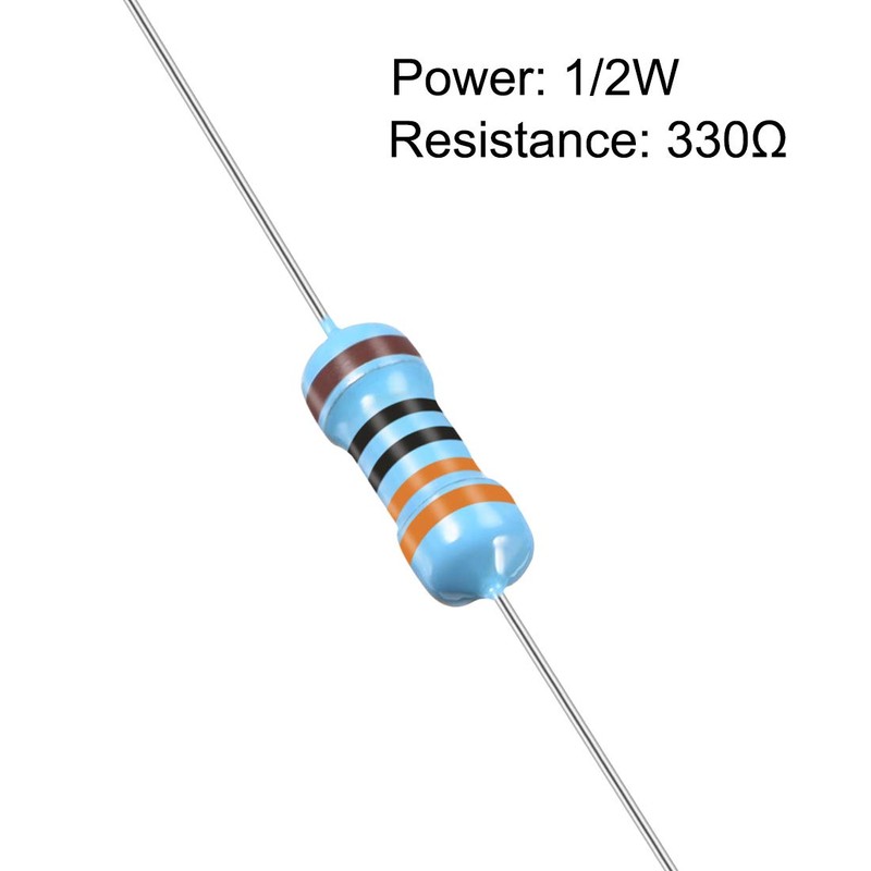 sourcing map Metal Foil Resistor 1% Tolerance 5 Colour Band