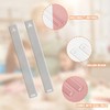 Clay Thickness Ruler,2PCS 2/3/4/5/6mm Acrylic Polymer Clay Rolling Depth Guide,Clay