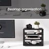 Fenge Desk Shelf Organizer, 4 Tier Desktop Shelf, Wood and