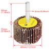 5pcs Flap Wheels 80 Grits Abrasive Wheel 40mm Sanding Wheel