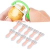 10Pcs 2 in 1 Kitchen Peeler Stainless Steel Potato Vegetable
