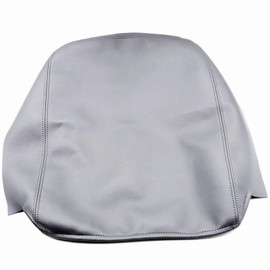 SecosAutoparts Center Console Armrest Lid Cover Leather Gray Compatible with Dodge Ram 1500 2500 3500 2002 2003 2004 2005 2006 2007 2008 Only Leather Part