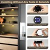 Totahow RGBW Color Changing Puck Lights with Wireless Remote -