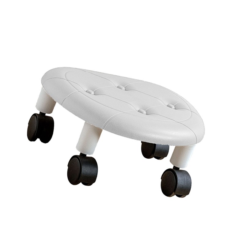 Low Roller Seating PU Surface Plastic Structure Movable Universal Wheels