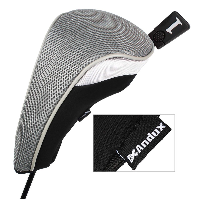 Andux Golf 460cc Driver Fairway Wood Club Head Covers 3pcs/Set