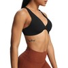 Aoxjox - Brasier deportivo para mujer, sin espalda, acolchado Satara