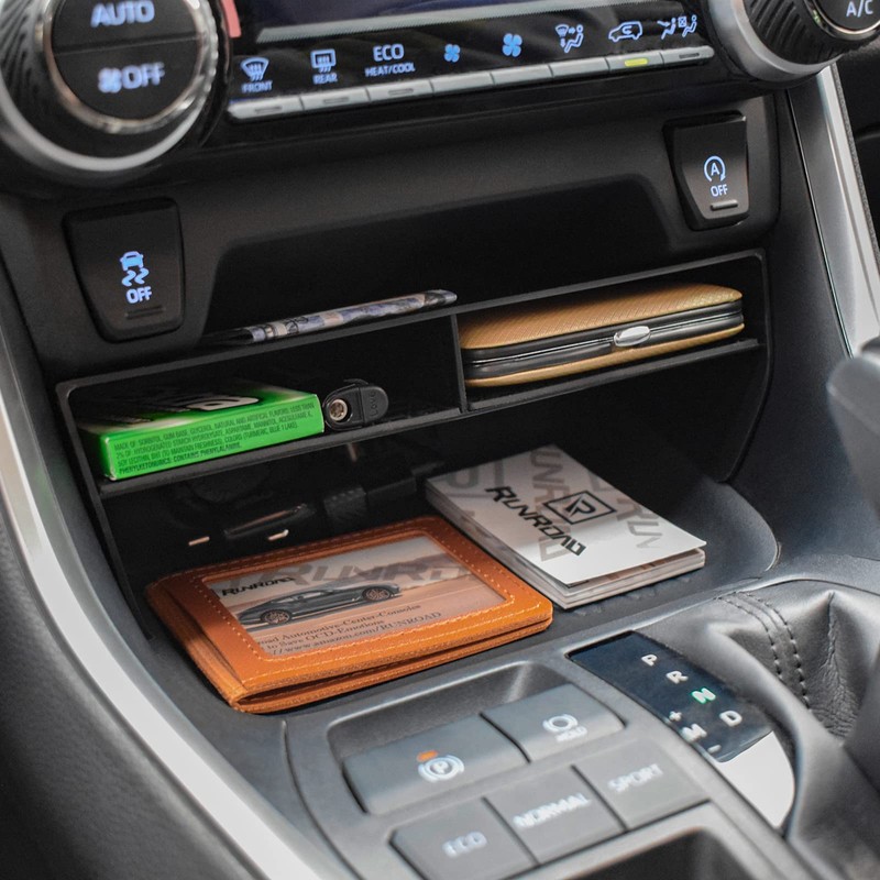 RUNROAD Center Console Upgraded Organizer Tray Compatible with Toyota RAV4