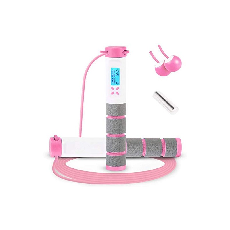 Jump Rope Digital Weighted Handle Workout Jumping Rope Training Fitness