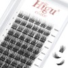 Eyelash Cluster Eyelash Extensions, 72 Pieces, 10 mm Cluster Eyelash