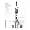 FORLIM Cold Press Juicer, 5.2" Large Feed Chute Fits Whole