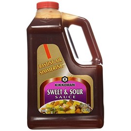 Kikkoman Sweet and Sour Sauce,Organic Dark Red Kidney, 4.67 Pound (Pack of 1),75 Ounce