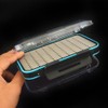 Fly Fishing Box, ABS Plastic Flies Assortment Box Waterproof Fly