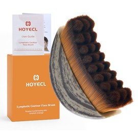 Cepillo facial HOYECL sin aceite para esculpir el sistema linfático, cepillo facial seco suave para drenaje linfático, restaura el contorno natural, e