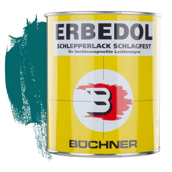 Erbedol, tractor varnish, Hanomag, brilliant green, SL6370, 0.75 L, restore,