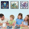 3 Pack Marine Animal Special Shape Diamond Art Kits for