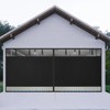Privacy Garage Door Screen Blackout for 2 Car Garage-16x7FT Magnetic