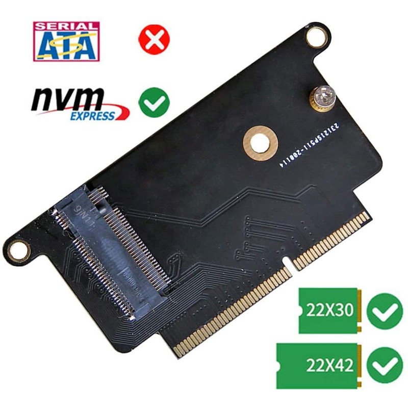 Sintech M.2 NVMe SSD Adapter Card for Upgrade 2016 2017