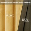 JIUZHEN Velvet Blackout Curtains for Living Room - Thermal Insualted