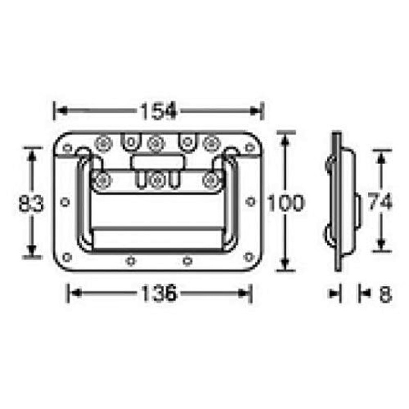 ADAM HALL HARDWARE 34082