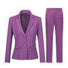 YUNCLOS Women’s Formal Two Piece Office Lady Suit Set Work