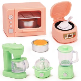 Miniature Dollhouse Accessories Kitchen, 1:12 Miniature Food Dollhouse, Miniature Food Toy Set, Christmas Kitchen Accessories, Food Decoration Gift for Girls Boys (C)