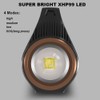 Brightest Flashlight Rechargeable Powerful Tactical Flashlights with XHP99 & COB
