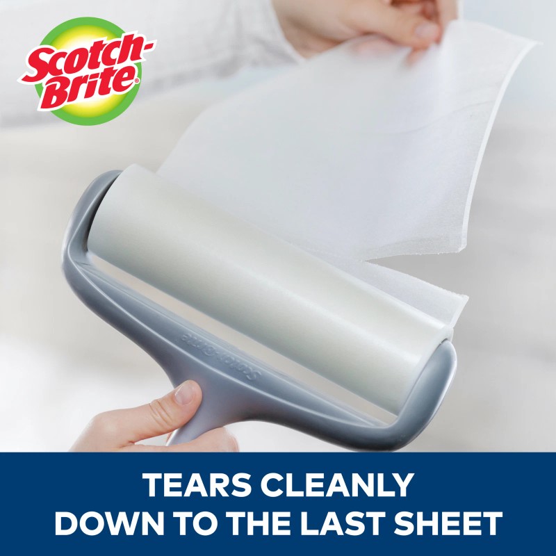 Scotch-Brite Extreme Clean Lint Roller: 4 in. width *48 sheets