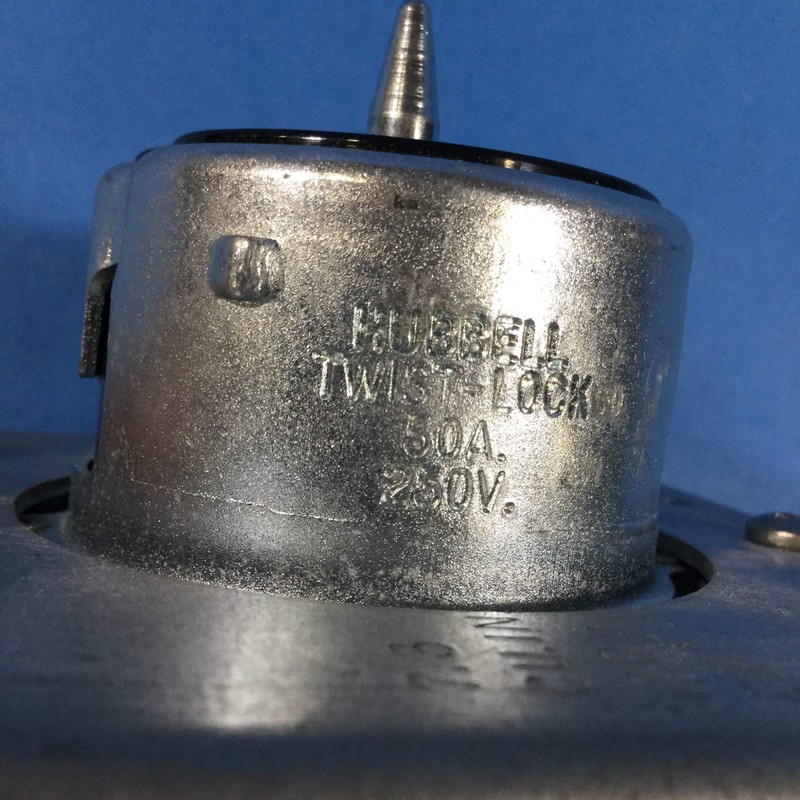 HUBBELL CS8269 Flush Mount, 2P, Twist Lock, 250V, 3W, Receptacle,